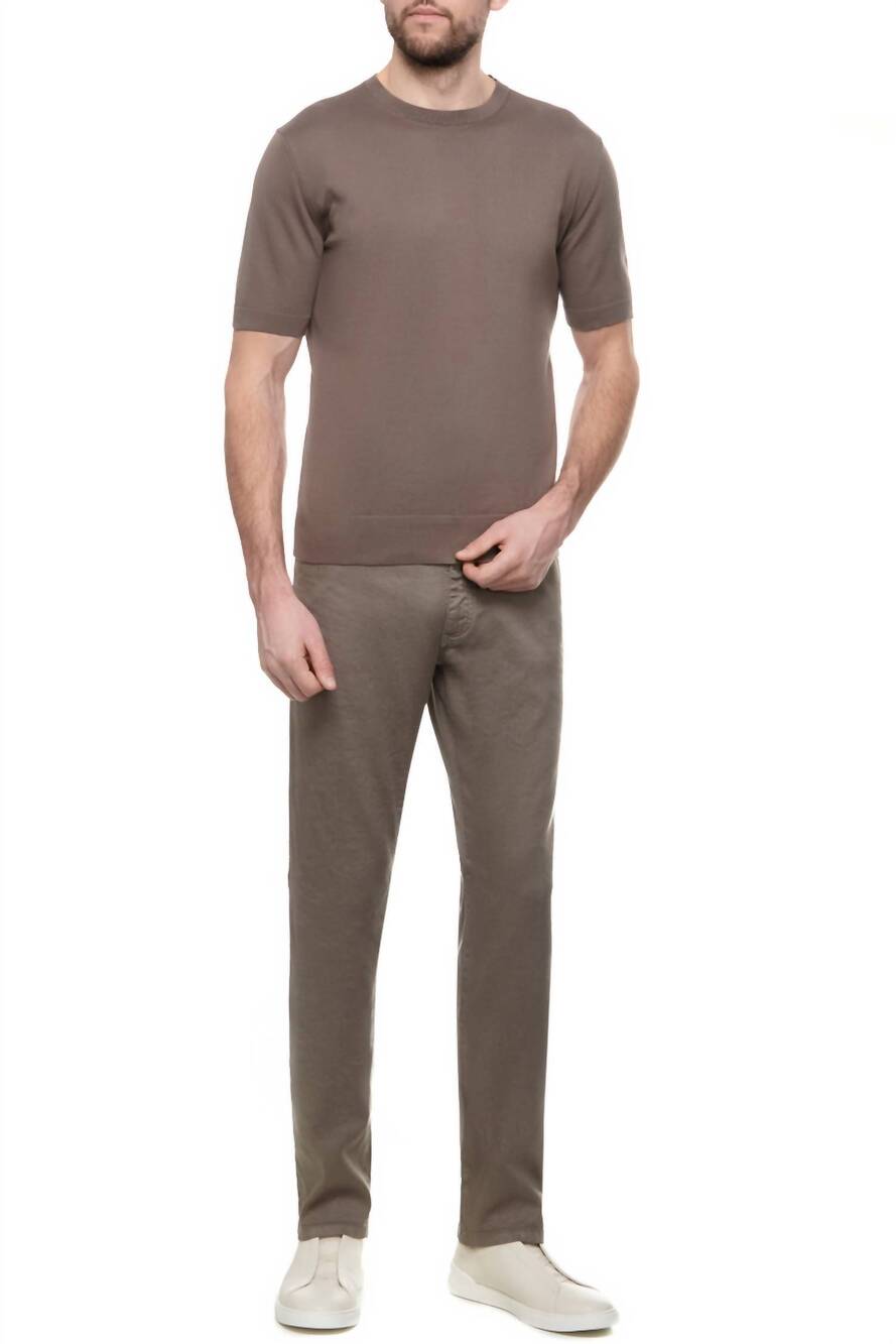NEW ZEGNA men's casual pant in k02
